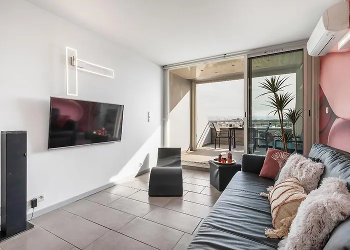 Appartement Le Sixty9 - Appartement Luxe - Terrasse - Parking - Port Ambonne Village Naturiste *